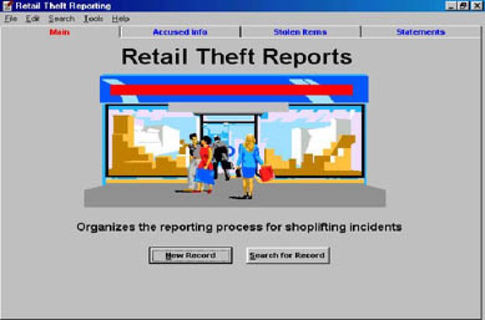 Retail Theft Report Program
