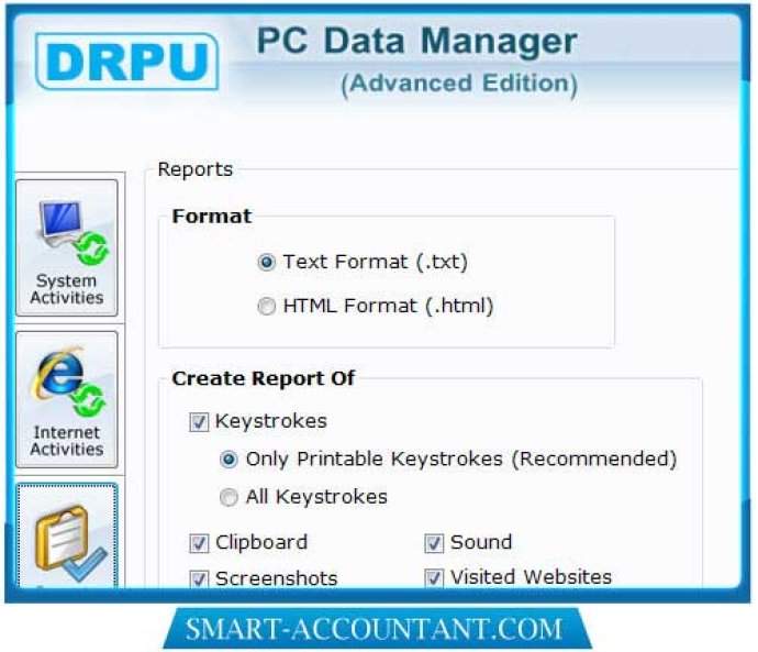 Keylogger Software with Screen Capture