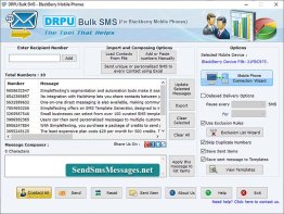 Blackberry Bulk Messages Sender
