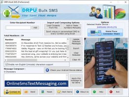 Online SMS Application
