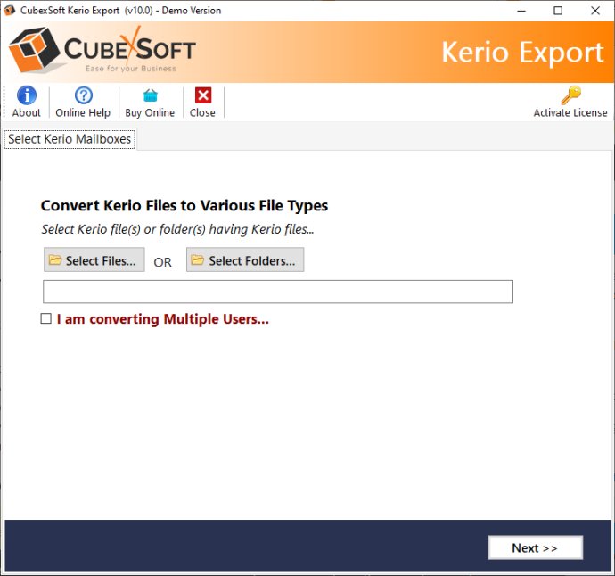 Kerio Connect Copy Mailbox