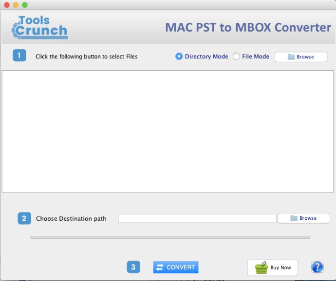 ToolsCrunch Mac PST to MBOX Converter