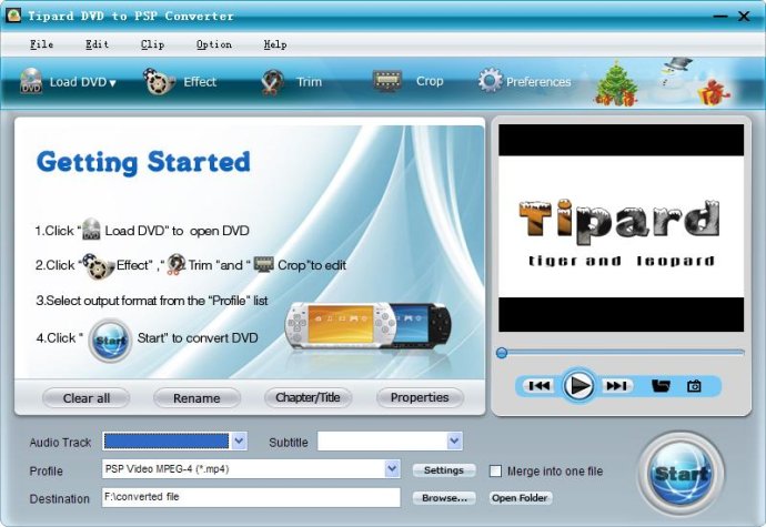 Tipard DVD to PSP Converter