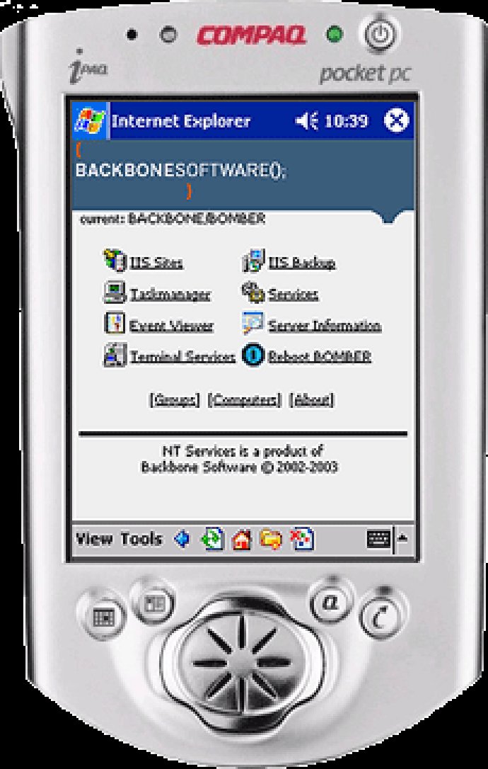 Backbone Software NT Services for PDA