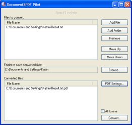 Document2PDF Pilot