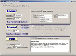 TSC - Loan Calculation - Advanced Edition