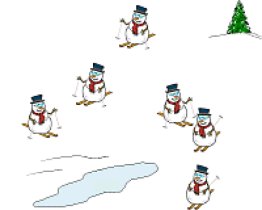 Frosty Goes Skiing Screensaver
