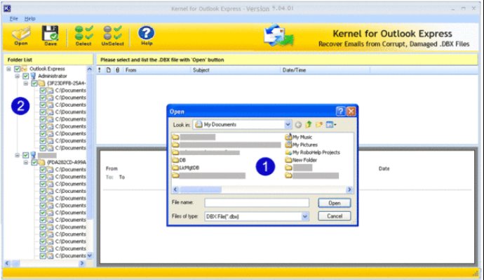 Nucleus Kernel Outlook Express Email Recovery