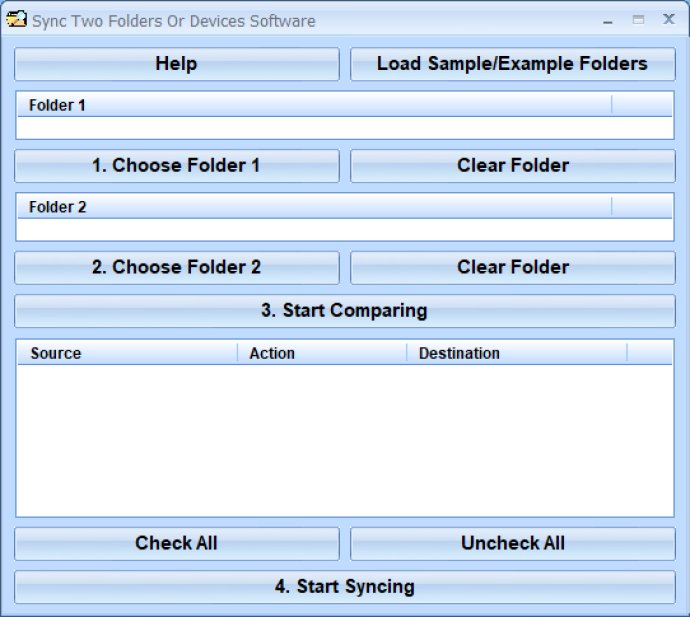 Sync Two Folders Or Devices Software