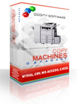Copy Machines and Supplies Database