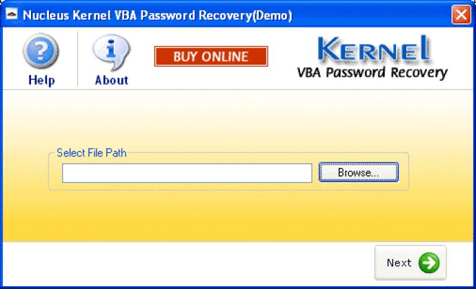 Kernel VBA Password Recovery