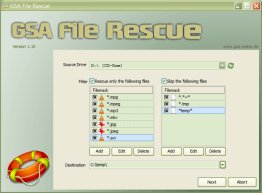 GSA File Rescue