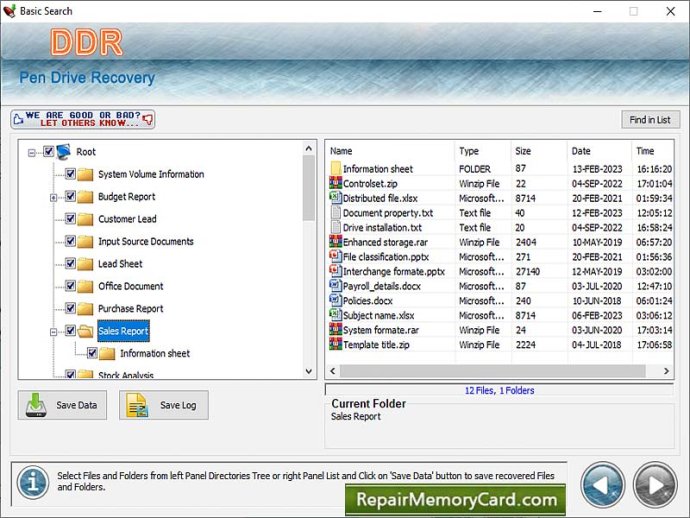 Pen Drive Data Recovery Application