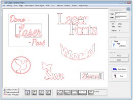 DXF Laser Cutting Fonts