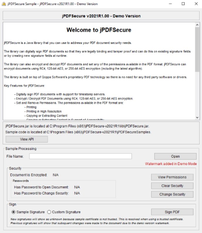jPDFSecure for Linux