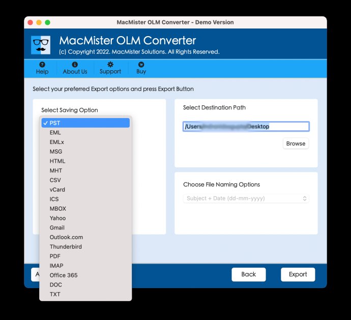 Convert Mac OLM File to PDF