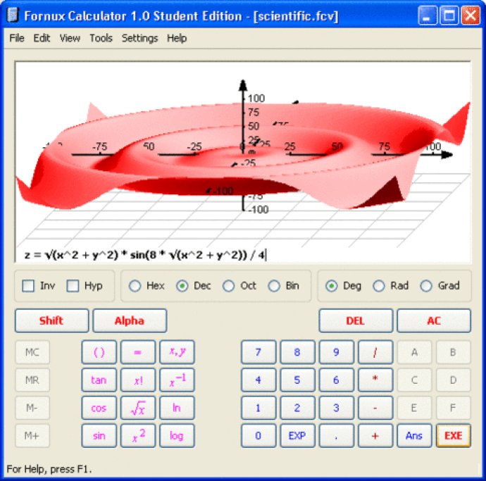 Fornux Calculator Student Edition