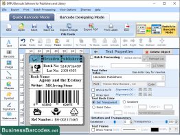 Library Publishing Barcode Software