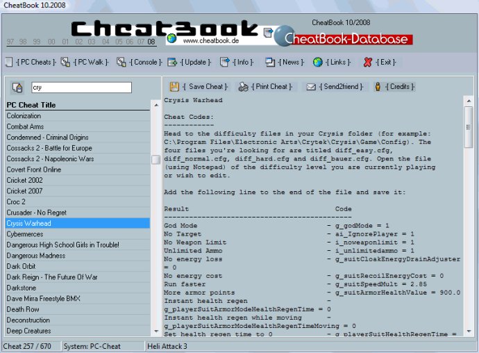 CheatBook Issue 10/2008