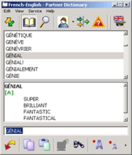 ECTACO English <-> French Talking Partner Dictionary for Windows