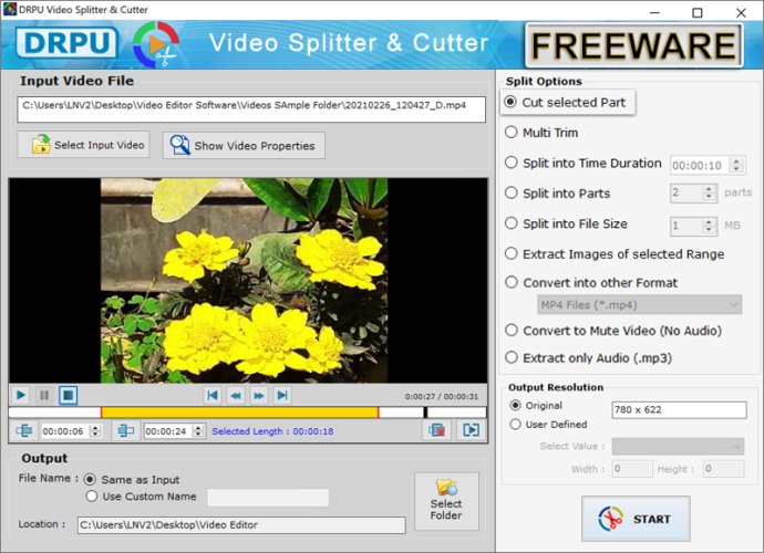 DRPU Video Splitter Software for Windows