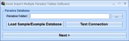 Excel Import Multiple Paradox Tables Software