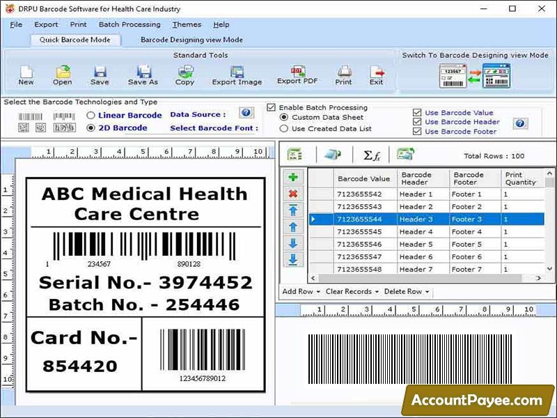 Hospital Barcode Software - Download & Review