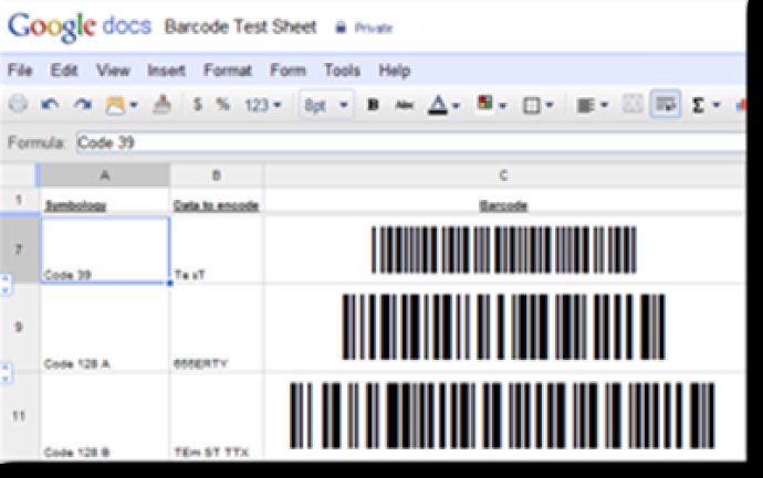 Barcode Generator for Google Sheets