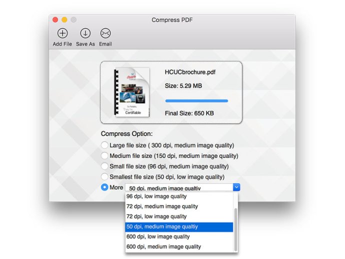 Compress PDF for Mac