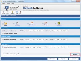 SysTools Outlook to Notes Converter
