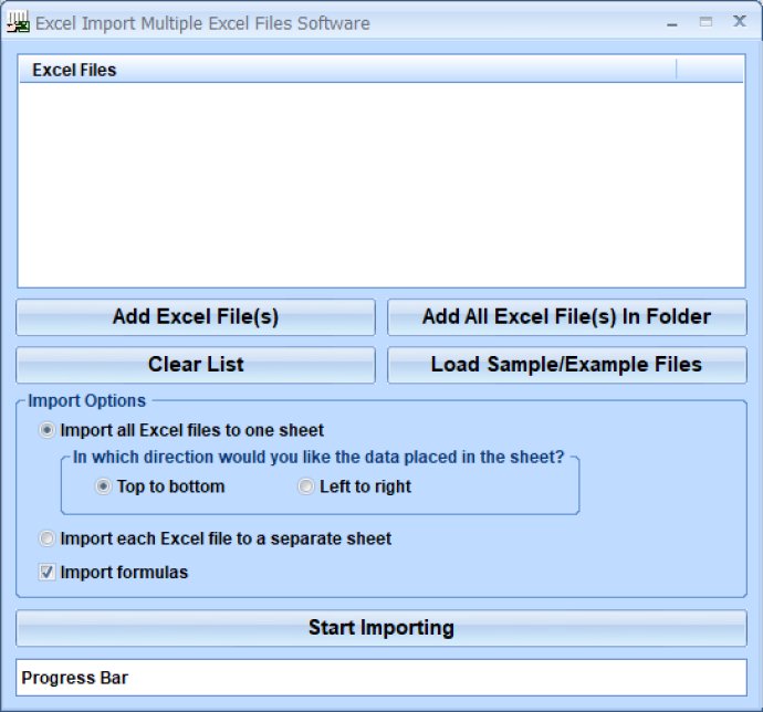 Excel Import Multiple Excel Files Software