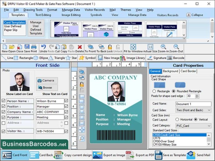Gate Pass Visiting Card Application Gate Pass Visiting Card Application