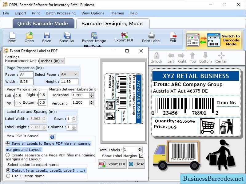 Retail Barcode Label Maker Software Download Review