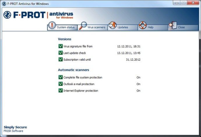 F-PROT Antivirus for Windows