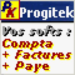 Progitek Comptabilité, Facturation, Paye et Immobilisations