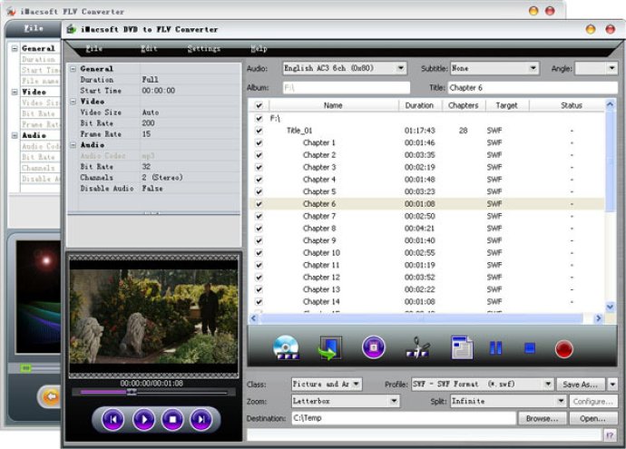 iMacsoft DVD to FLV Suite