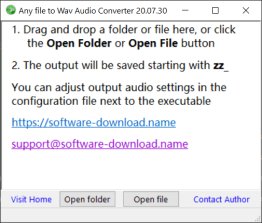 Any file to Wav Audio Converter