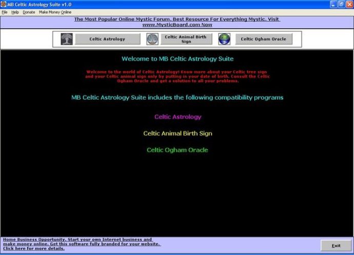 MB Celtic Astrology Suite MB Celtic Astrology Suite