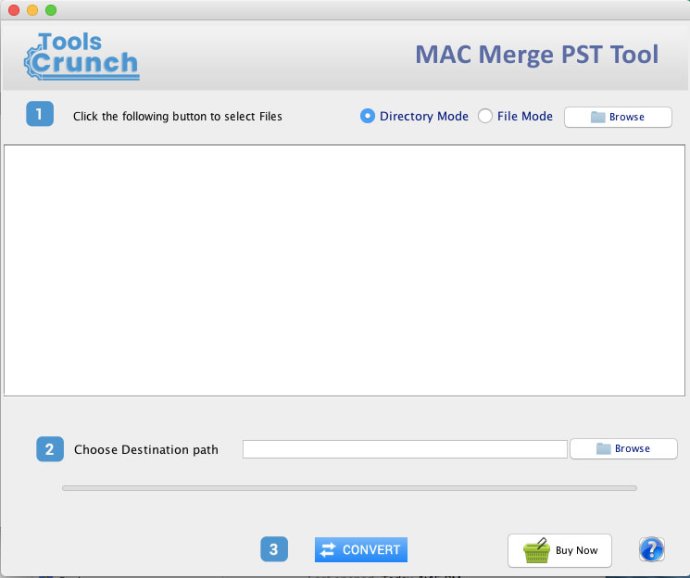 ToolsCrunch Mac  Merge PST Tool