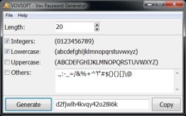 Vov Password Generator