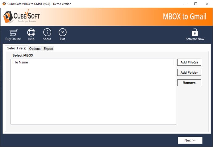 CubexSoft MBOX to Gmail CubexSoft MBOX to Gmail