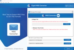 Cigati MSG to PDF Converter Tool