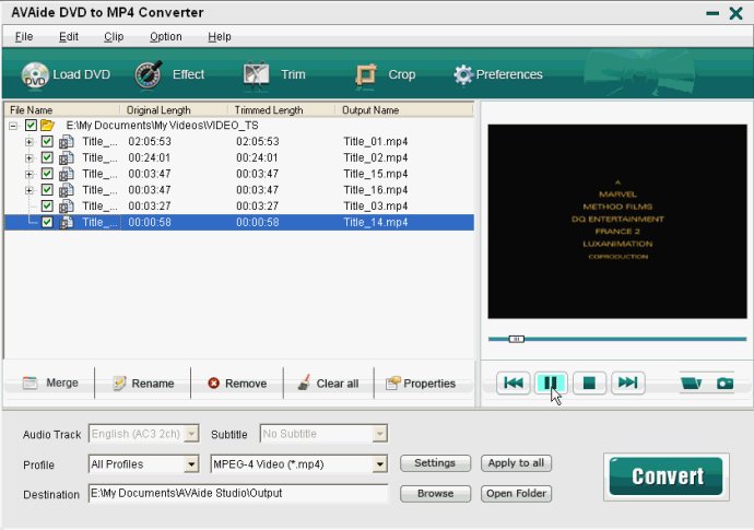 EZuse DVD To FLV Converter