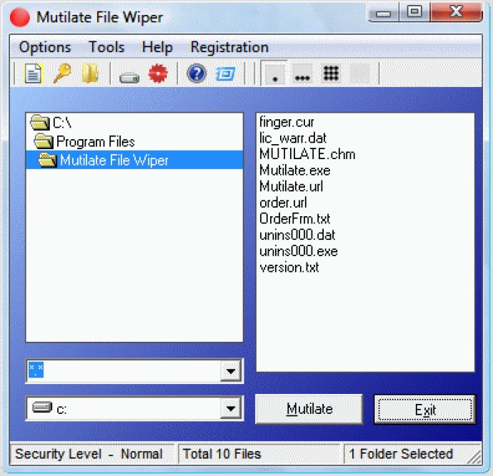 Mutilate File Wiper