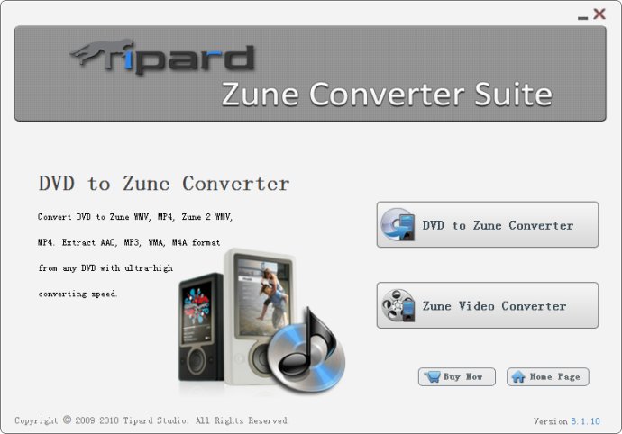 Tipard Zune Converter Suite