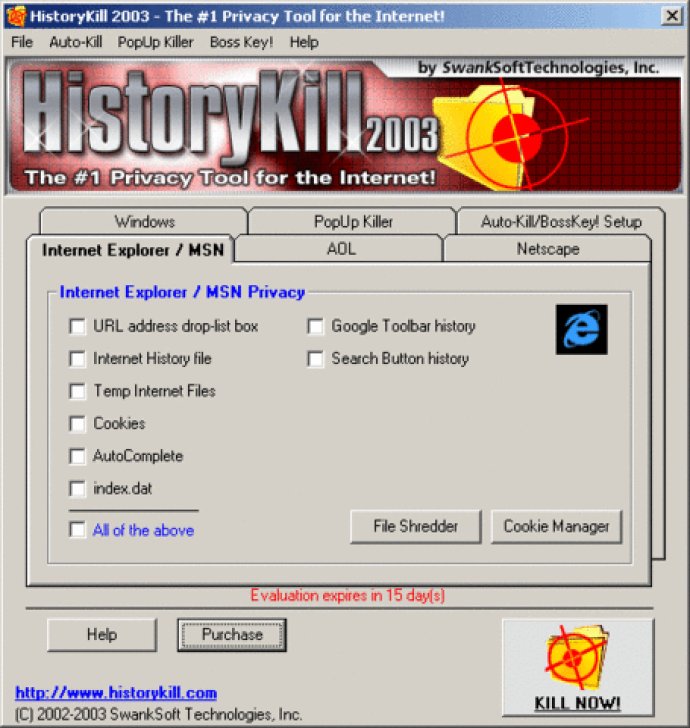 HistoryKill 2003