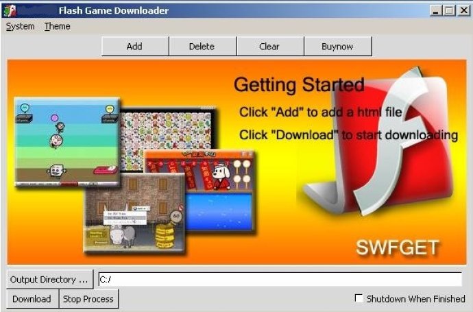 Flash Game Downloader