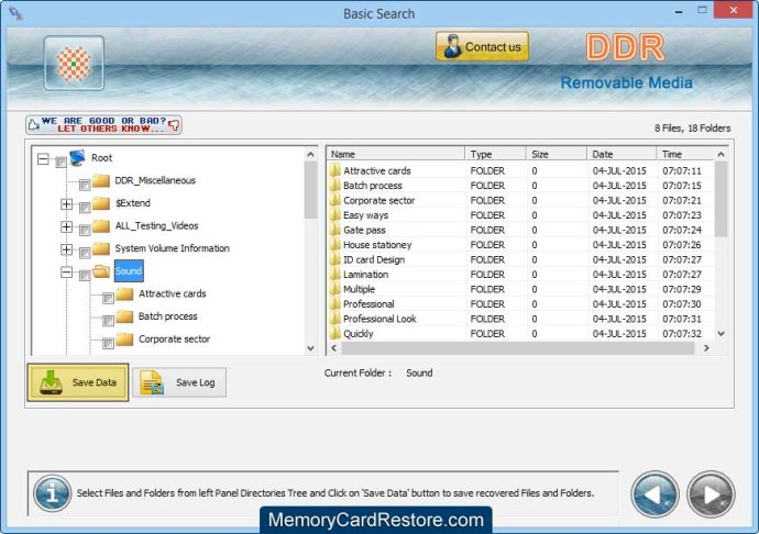 Removable Media Data Recovery Tool