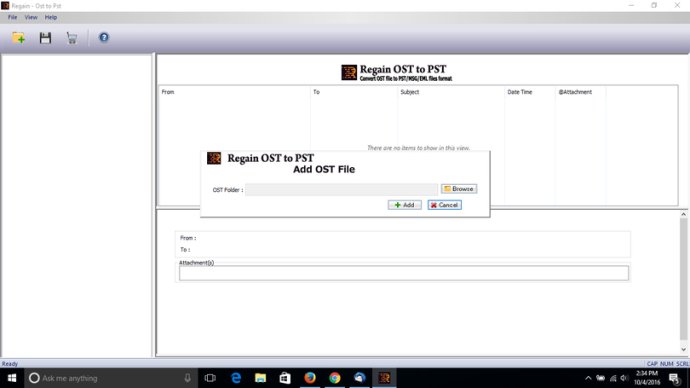 Export OST File to Outlook PST