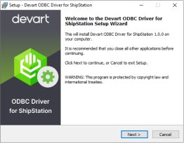 ShipStation ODBC Driver by Devart